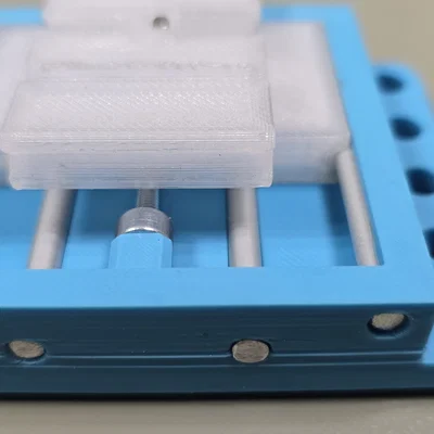 Bàn trượt tịnh tiến 2 trục (XY linear stage) tự lắp ráp