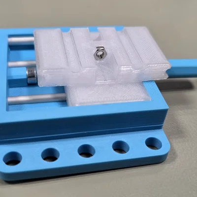 Bàn trượt tịnh tiến 2 trục (XY linear stage) tự lắp ráp