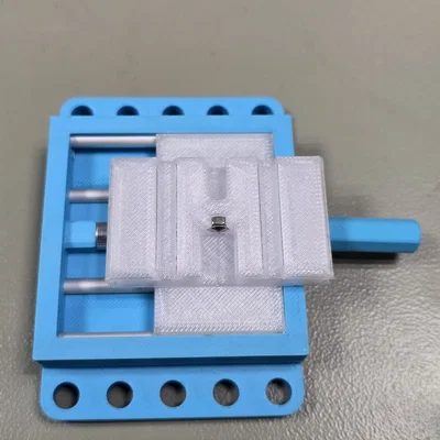 Bàn trượt tịnh tiến 2 trục (XY linear stage) tự lắp ráp