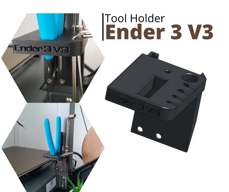 Ender 3 V3 (Core XZ) Tool Holder V2 – Bản mới tốt hơn - Image 1