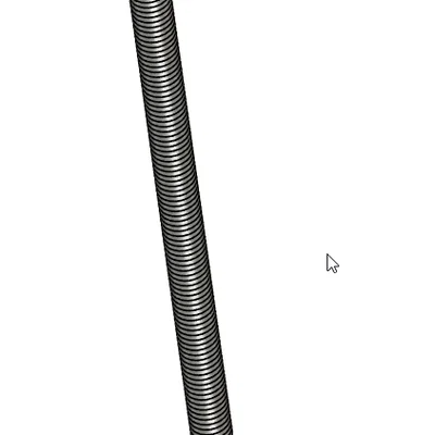 Mẫu thanh ren (threaded rod) 3/16 inch cho in 3D - Dễ dàng tùy chỉnh