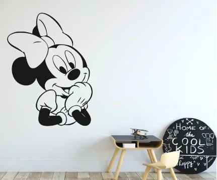 Mô hình trang trí tường Minnie Mouse xinh xắn cho phòng bé - Image 1