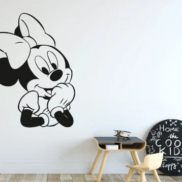 Mô hình trang trí tường Minnie Mouse xinh xắn cho phòng bé