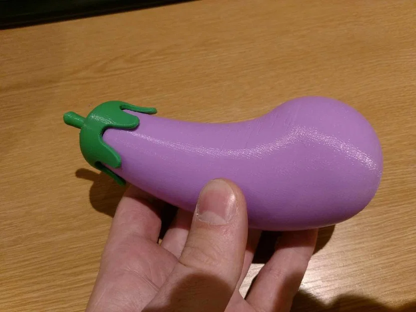 Mẫu in 3D chai đựng đồ hình quả cà tím (Aubergine) độc đáo - Image 2