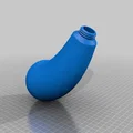Mẫu in 3D chai đựng đồ hình quả cà tím (Aubergine) độc đáo - Thumbnail 6