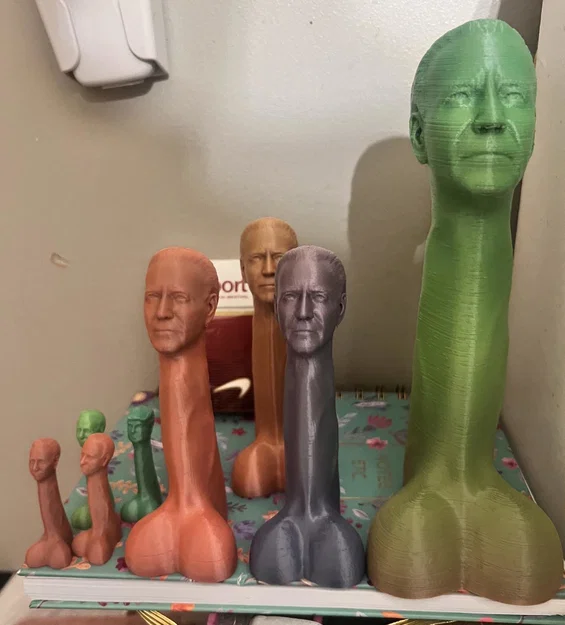 Mô hình nam châm Presidential Joe Biden Bidong in 3D độc đáo - Image 6