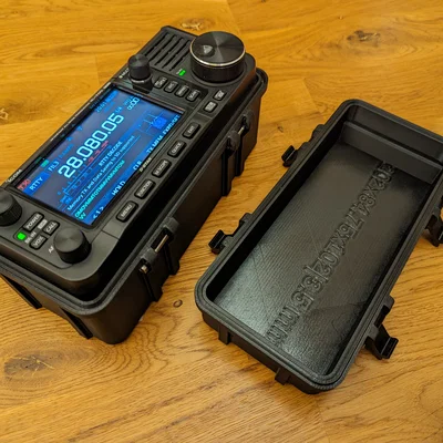Hộp bảo vệ siêu bền cho Icom IC-705 (Rugged Box 3D)