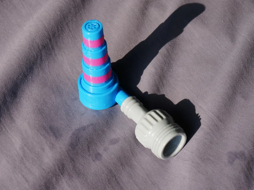 Đầu phun tưới cây dạng ống lồng 8mm - Phụ kiện in 3D tiện lợi - Image 1