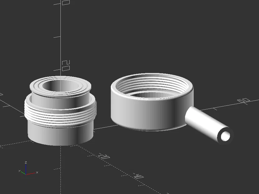 Đầu phun tưới cây dạng ống lồng 8mm - Phụ kiện in 3D tiện lợi - Image 3