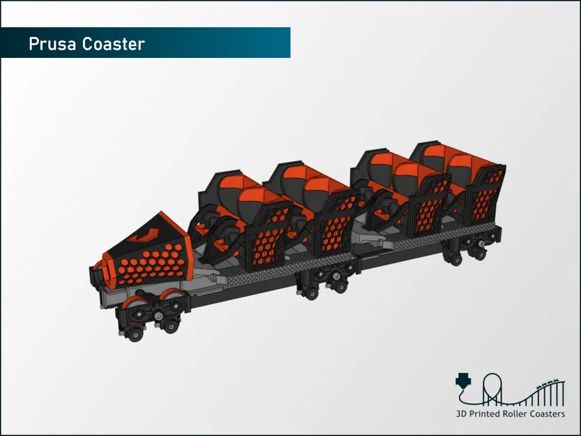 Mô hình toa tàu Prusa Coaster 1:15 cho đường ray Hybrid Coaster - Image 4