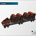 Mô hình toa tàu Prusa Coaster 1:15 cho đường ray Hybrid Coaster - Thumbnail 4