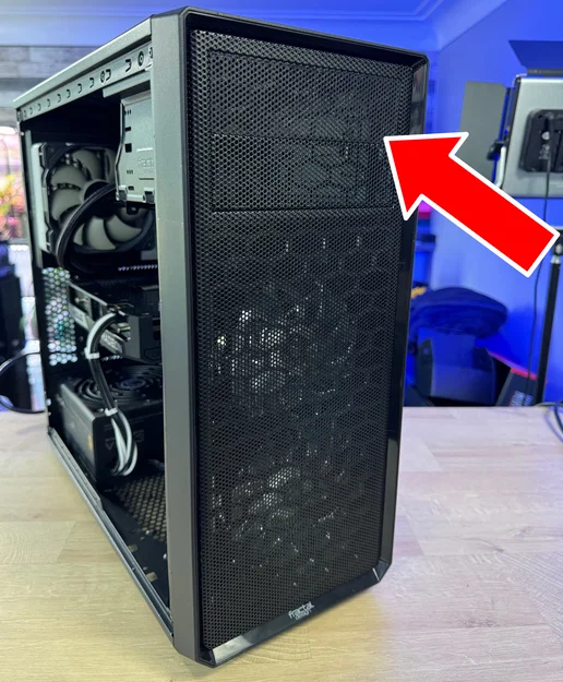 Nắp che khay 5.25" cho Fractal Design Focus G (chuẩn kiểu zin/OE) - Image 1
