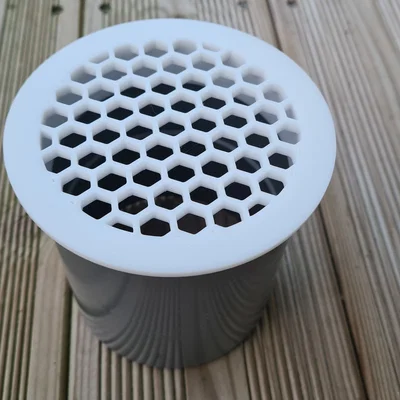 Lưới thông gió in 3D cho ống nhựa PVC 100mm tiện lợi