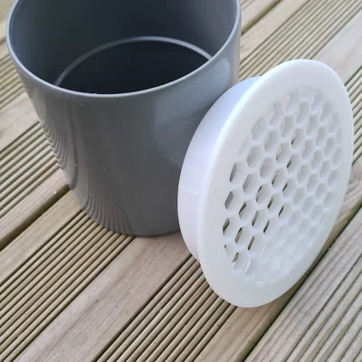 Lưới thông gió in 3D cho ống nhựa PVC 100mm tiện lợi