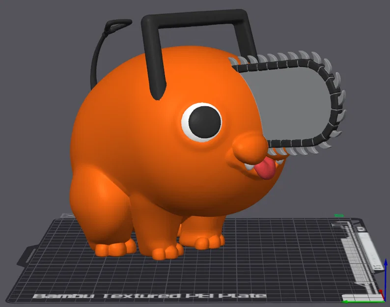 Mô hình Pochita Chainsaw Man 3D siêu đáng yêu cho fan anime - Image 2