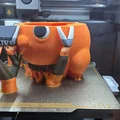 Mô hình Pochita Chainsaw Man 3D siêu đáng yêu cho fan anime - Thumbnail 3