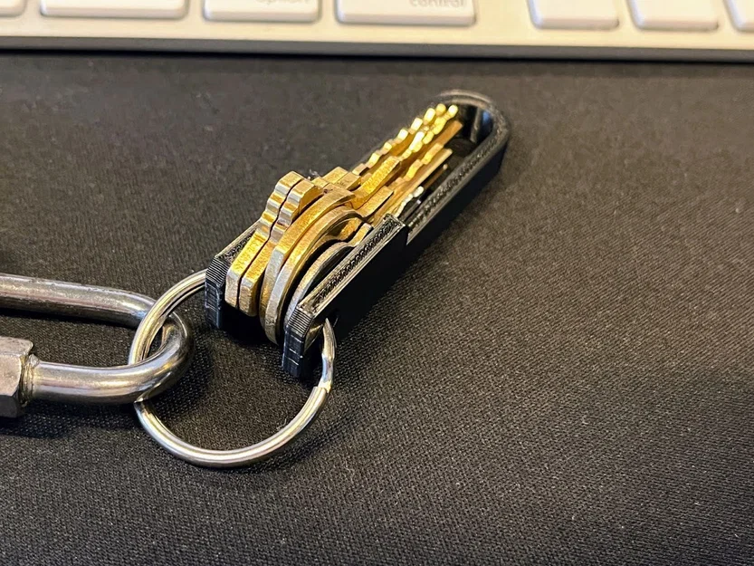 Móc/Khung sắp xếp chìa khóa - File Fusion360 tham số (Parametric) - Image 1