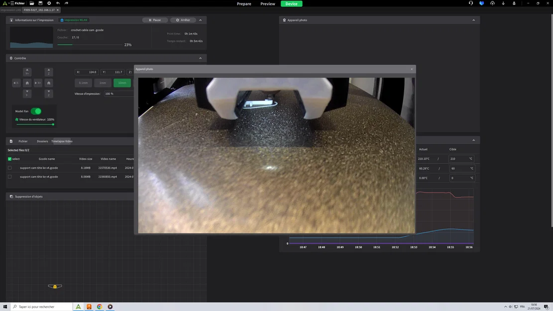 Giá đỡ Nebula Cam cho Ender 3 V3 KE - Image 4