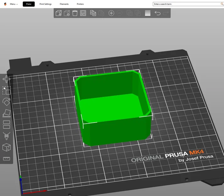 Hộp nửa chiều cao cho Milwaukee Packout 4 inch bin (Half Height Container) - Image 2