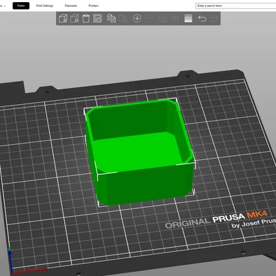 Hộp nửa chiều cao cho Milwaukee Packout 4 inch bin (Half Height Container)