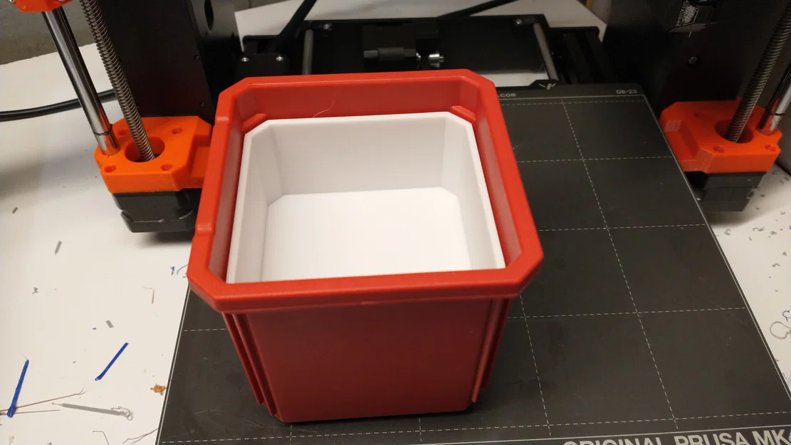 Hộp nửa chiều cao cho Milwaukee Packout 4 inch bin (Half Height Container) - Image 3