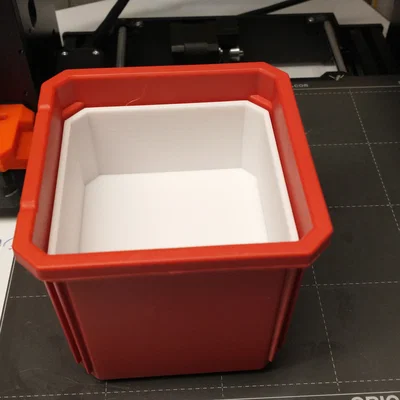 Hộp nửa chiều cao cho Milwaukee Packout 4 inch bin (Half Height Container)