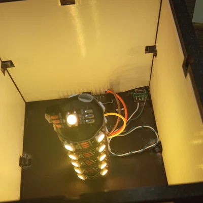 Đèn Minecraft Redstone LAMP (Cube) dùng LED WS2812B