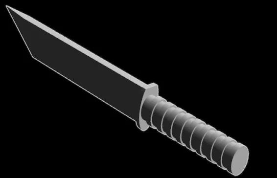 Mô hình Combat Knife Prop - Đạo cụ Cosplay hành động chất lượng - Image 3