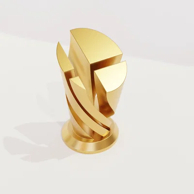 Cúp Logo Super Smash Bros. Phiên bản xoắn ốc (3D Print Model)