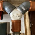 Van bi chia chữ Y hút bụi DN110 (Dust Extraction Ball Valve, Y Splitter) - Thumbnail 1