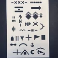 Tấm Khuôn Vẽ Ký Hiệu Quân Sự (Military Drawing Sheet) - Thumbnail 2