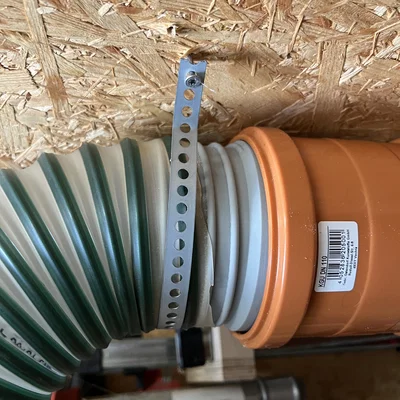 Bộ chuyển đổi ống hút bụi 100mm sang ống nhựa DN110 in 3D