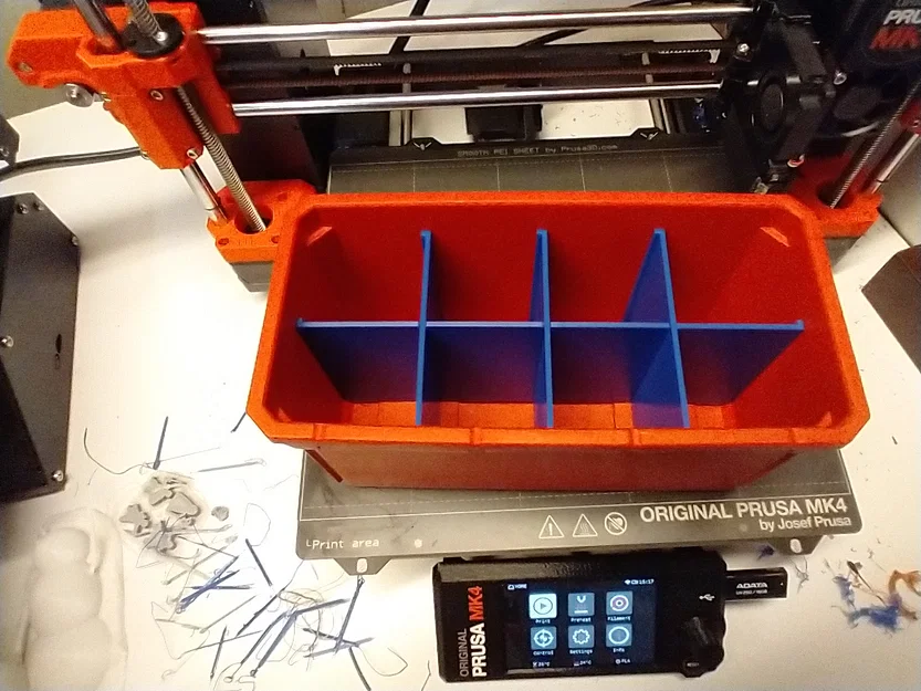 Bộ vách ngăn dọc cho thùng Milwaukee Packout 8 inch (In 3D) - Image 1