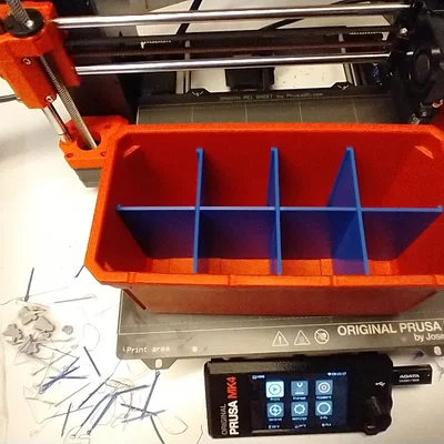 Bộ vách ngăn dọc cho thùng Milwaukee Packout 8 inch (In 3D)