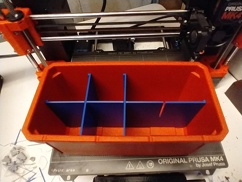 Bộ vách ngăn dọc cho thùng Milwaukee Packout 8 inch (In 3D) - Image 4