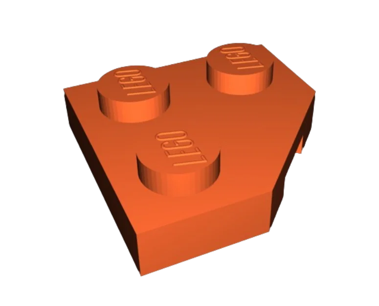 Bộ mô hình gạch LEGO Wedge Plate in 3D chi tiết - Image 1