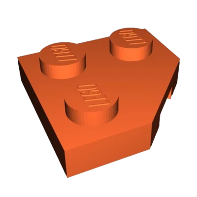 Bộ mô hình gạch LEGO Wedge Plate in 3D chi tiết