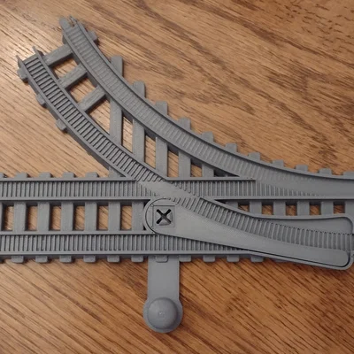 Đoạn ray chuyển hướng (Switch train track section)