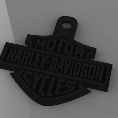 Móc khóa Harley Davidson in 3D cực ngầu cho tín đồ xe phân khối lớn