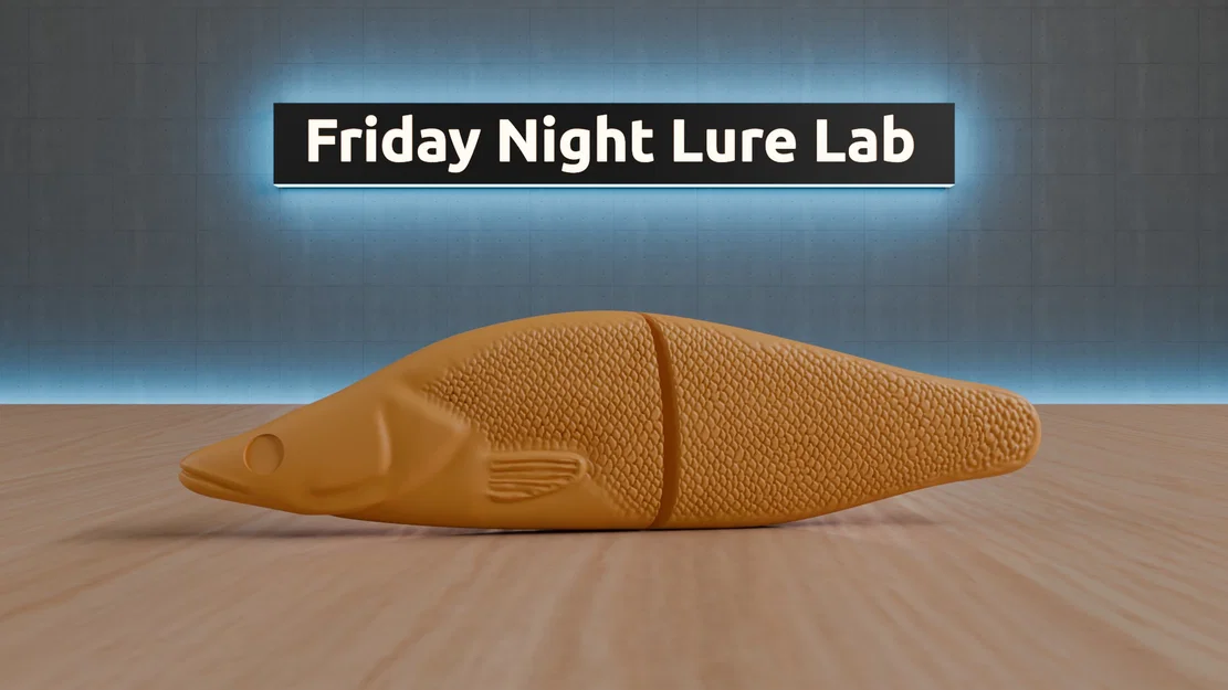 Mồi câu Zander (Walleye) Swimbait 2 mảnh - Image 1