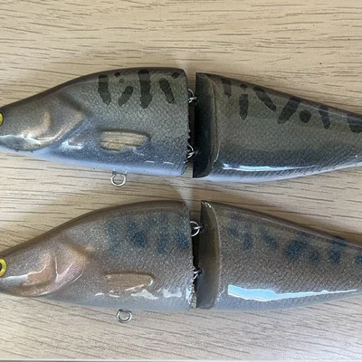 Mồi câu Zander (Walleye) Swimbait 2 mảnh