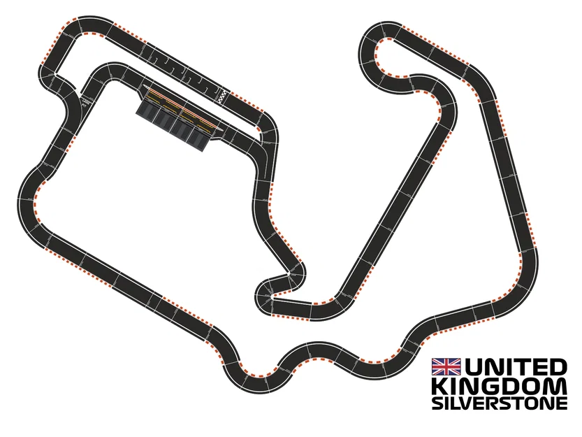 Racing Circuits - building kit - United Kingdom Silverstone Grand Prix - Image 1