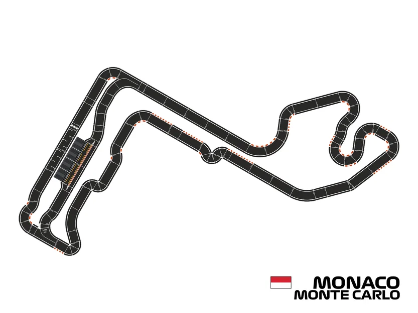 Racing Circuits - building kit - Monaco Monte Carlo Grand Prix (Bộ lắp ráp) - Image 1