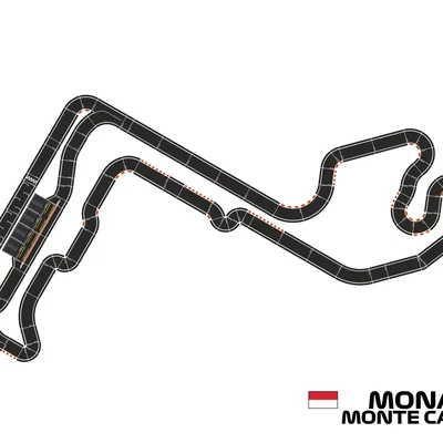 Racing Circuits - building kit - Monaco Monte Carlo Grand Prix (Bộ lắp ráp)