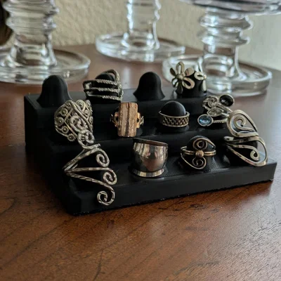 Khay Đựng Nhẫn 3D Tiện Dụng Cho Bàn Trang Điểm (Ring Holder)