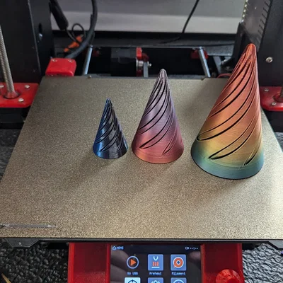 Spiral Fidget Cone (Nón Fidget Xoắn Ốc)