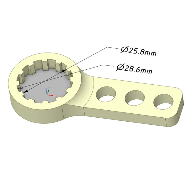 Cờ lê tháo preloader phuộc xe đạp (Bicycle Fork Wrench) - Image 4