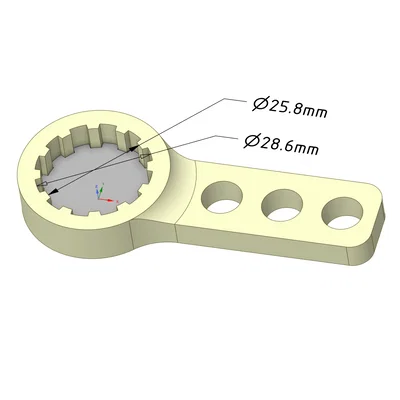 Cờ lê tháo preloader phuộc xe đạp (Bicycle Fork Wrench)