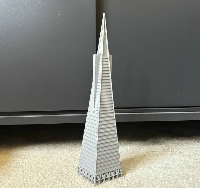 Mô hình 3D Transamerica Pyramid - Biểu tượng kiến trúc San Francisco - Image 1
