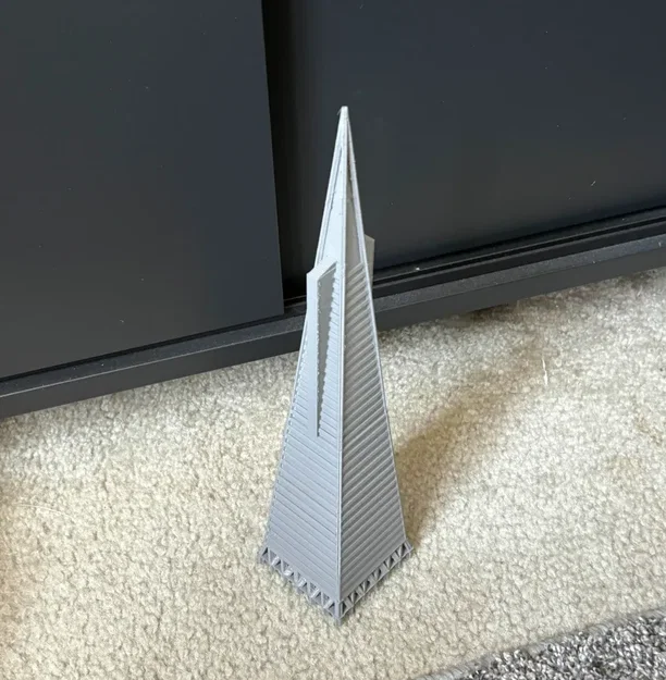 Mô hình 3D Transamerica Pyramid - Biểu tượng kiến trúc San Francisco - Image 3